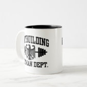 Tasse 2 Couleurs Bodybuilding allemand (Devant gauche)