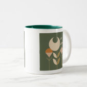 Tasse 2 Couleurs Boho Abstrait Lily (Devant droit)