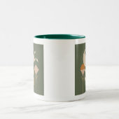 Tasse 2 Couleurs Boho Abstrait Lily (Centre)