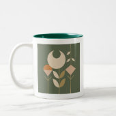 Tasse 2 Couleurs Boho Abstrait Lily (Gauche)