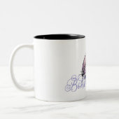 Tasse 2 Couleurs Boho Babe Plumes Vibe bohème tendance violet (Gauche)