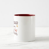 Tasse 2 Couleurs Boho Fleurs Bible Fleur sauvage Verse (Centre)