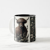 Tasse 2 Couleurs Boho Highland (Devant gauche)