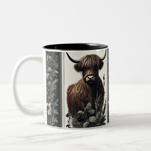 Tasse 2 Couleurs Boho Highland (Gauche)