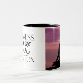 Tasse 2 Couleurs Boho Progrès sur la perfection Yoga (Centre)