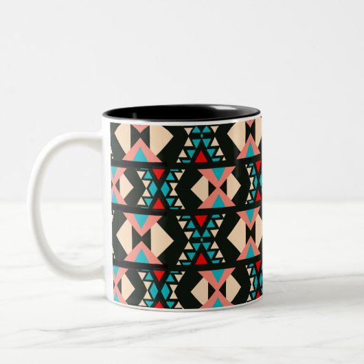 Tasse 2 Couleurs Boho Sud-Ouest Abstrait (Gauche)