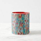 Tasse 2 Couleurs Boho Sud-Ouest Abstrait (Centre)