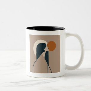 Tasse 2 Couleurs Boho Woman Sun