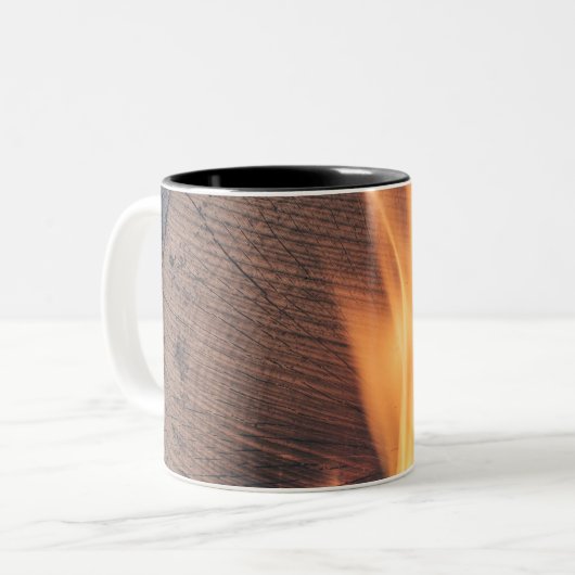 Tasse 2 Couleurs Bois au feu (Devant gauche)