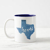 Tasse 2 Couleurs Bois de Texas à la maison (Gauche)