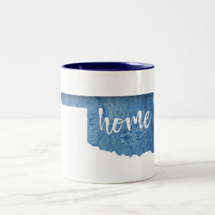Tasse 2 Couleurs Bois d'Oklahoma à la maison
