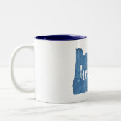 Tasse 2 Couleurs Bois d'Oregon à la maison (Gauche)