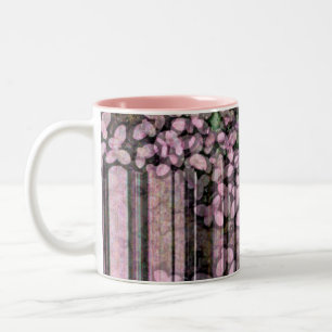 Tasse 2 Couleurs Bois Fleuri
