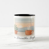 Tasse 2 Couleurs « Bois. Respirer. Commence. » (Centre)