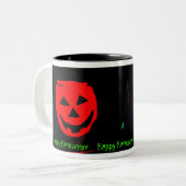 Tasse 2 Couleurs Boisson de Halloween (Devant gauche)
