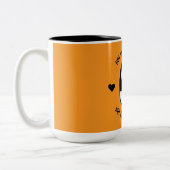 Tasse 2 Couleurs Boisson de pingouin au chocolat chaud (Gauche)