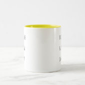 Tasse 2 Couleurs Boisson des Enseignants Café Menthe Enseigner  (Centre)