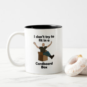 Tasse 2 Couleurs Boîte en Carton Ne Tente Pas De S'adapter Fête D'A