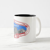 Tasse 2 Couleurs Boîtier d'Escalade Lumpy Ridge Rock (Devant droit)