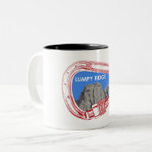 Tasse 2 Couleurs Boîtier d'Escalade Lumpy Ridge Rock (Devant gauche)