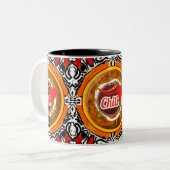 Tasse 2 Couleurs bol pour chili (Devant gauche)