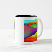Tasse 2 Couleurs Bold Rainbow Hills (Devant droit)