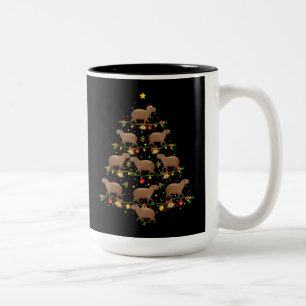 Tasse 2 Couleurs Boldog Karacsonyt Hongrois Joyeux cadeau de Noël