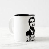 Tasse 2 Couleurs Bolsonaro le Président (Devant gauche)