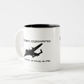 Tasse 2 Couleurs Bombardier de Lancaster - commande de bombardier (Devant gauche)