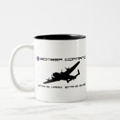 Tasse 2 Couleurs Bombardier de Lancaster - commande de bombardier (Gauche)
