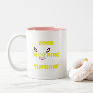 Tasse 2 Couleurs Bon logo "Mooning" Sunshine Cow