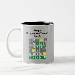 Tasse 2 Couleurs Bon Mois d'ergothérapie