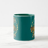 Tasse 2 Couleurs Bones de rodéo (Centre)
