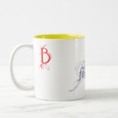 Tasse 2 Couleurs Bonheur (Gauche)
