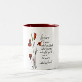 Tasse 2 Couleurs Bonheur (Centre)