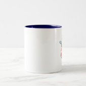 TASSE 2 COULEURS BONHOMME DE NEIGE D'OBAMANABLE (Centre)