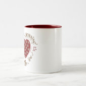 Tasse 2 Couleurs Bonjour (Centre)