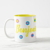 Tasse 2 Couleurs Bonjour (Gauche)