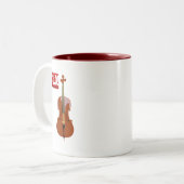 Tasse 2 Couleurs Bonjour ! (Devant gauche)