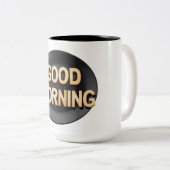 Tasse 2 Couleurs Bonjour (Devant droit)
