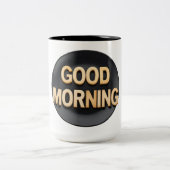 Tasse 2 Couleurs Bonjour (Centre)