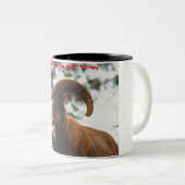 Tasse 2 Couleurs Bonjour à Noël Mon ami (Devant droit)