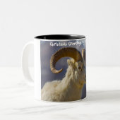 Tasse 2 Couleurs Bonjour à Noël Mon ami (Devant gauche)