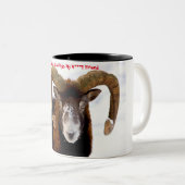 Tasse 2 Couleurs Bonjour à Noël Mon ami (Devant droit)