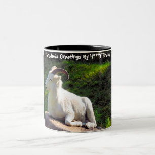 Tasse 2 Couleurs Bonjour à Noël Mon ami