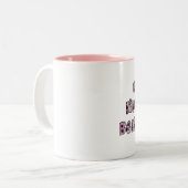 Tasse 2 Couleurs Bonjour beau ! (Devant gauche)