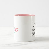 Tasse 2 Couleurs Bonjour Beau! (Centre)