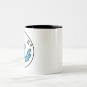 Tasse 2 Couleurs Bonjour Bluebird (Centre)