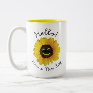 Tasse 2 Couleurs Bonjour ! Bonne journée