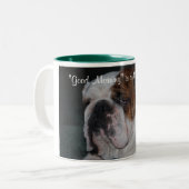 Tasse 2 Couleurs "Bonjour" est un oxymoron ! (Devant gauche)